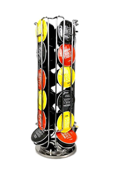 Primo Plus Coffee Metal Storage Rack Silver