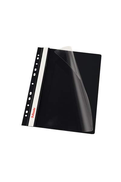 Esselte VIVIDA multi-hole file, plastic, 10 pieces/set, black