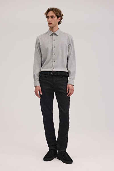 Jakamen Anthracite Comfort Fit Cotton Jean Denim Pants