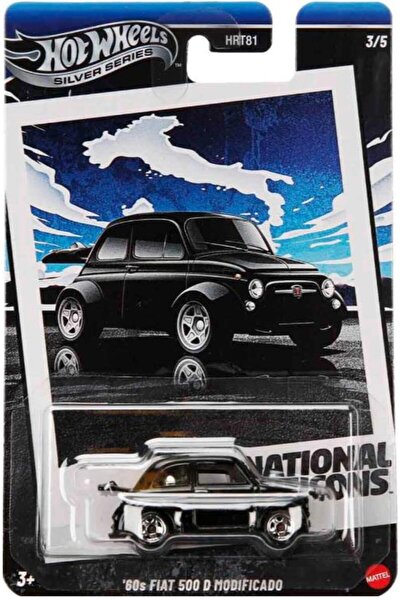 HOT WHEELS Silver Series '60s Fiat 500 D Modificado JBY88
