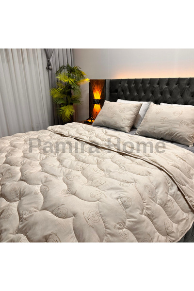 Pamira Home Tek Kişilik %100 Merinos Kuzu Yünü Yorgan
