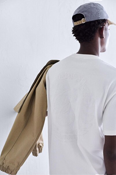 Pull & Bear Varsity işlemeli tişört