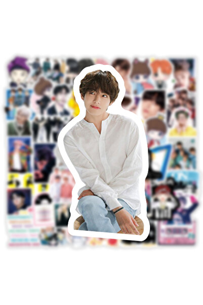 Hediyeni Al مجموعة ملصقات فرقة موسيقية BTS من السلسلة 2 |   ملصق لابتوب، دفتر ملاحظات، تابلت، هاتف، دفتر، بوليت