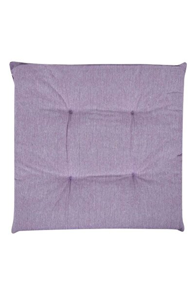 TOPI TOY Perna din bumbac, pentru scaun, cu doua fete, 40x40x4 cm, patrata, mov