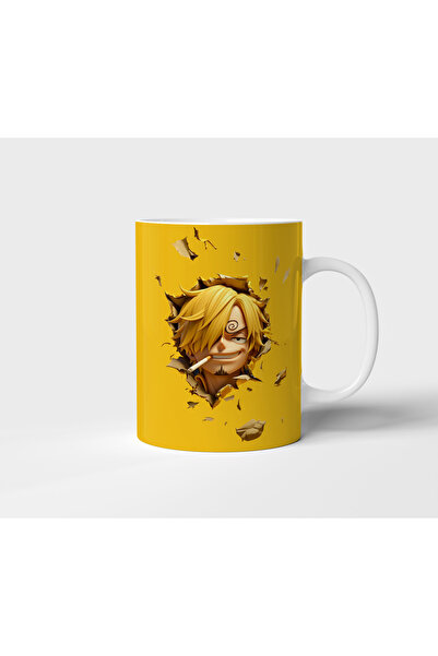 aknhediyelik Sanji One Piece Anime Tasarım Kupa - Hediyelik Kupa
