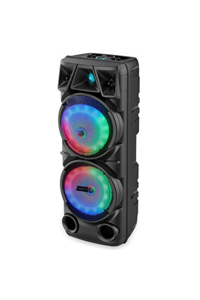 Primo Plus ZQS8210 Bluetooth Speaker with Rechargeable Battery and RGB Lighting, Supports TWS,FM, USB, with MIC