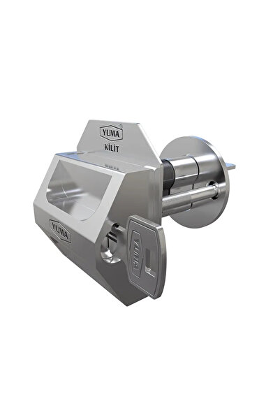 Twin Store شارة فولاذية لسلامة الباب مع قفل - يمين