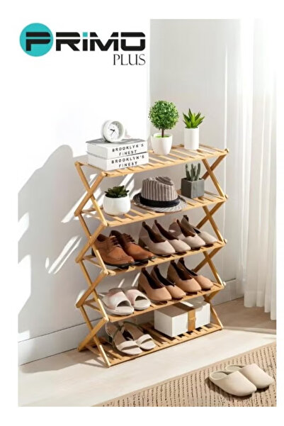 Primo Plus Five-layer bamboo folding shelf
