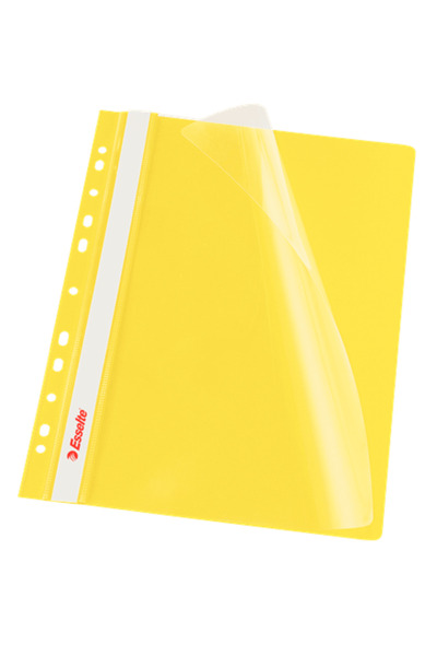 Esselte VIVIDA multi-hole file, plastic, 10 pieces/set, yellow