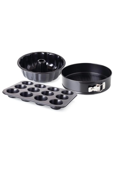 ORIAN قالب كيك معدني مكون من 3 قطع