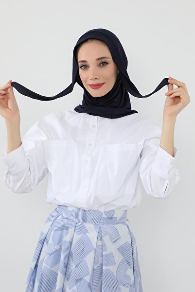 Aisha's Design Combed Cotton Bonnet with Neck Covering Feature and Headphone Opening, B-94
