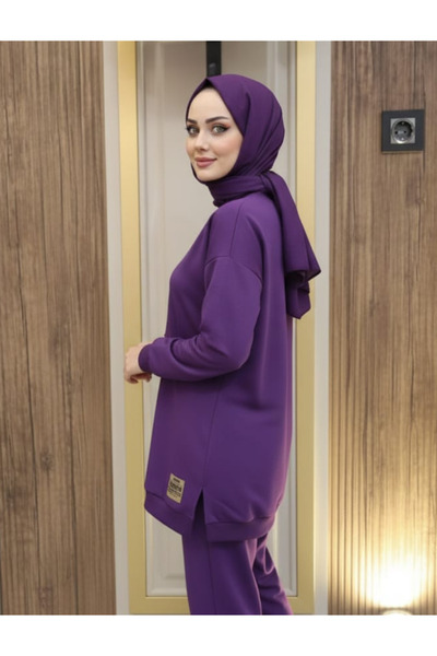 Bala Giyim Women's Two-Ply Tunic with Slit