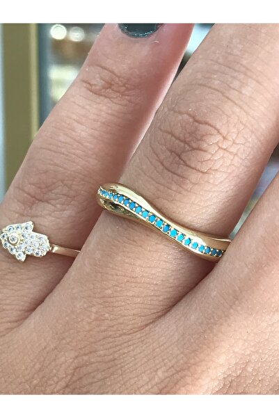 the ASEL İNCİ خاتم بتفاصيل الحجر الأزرق