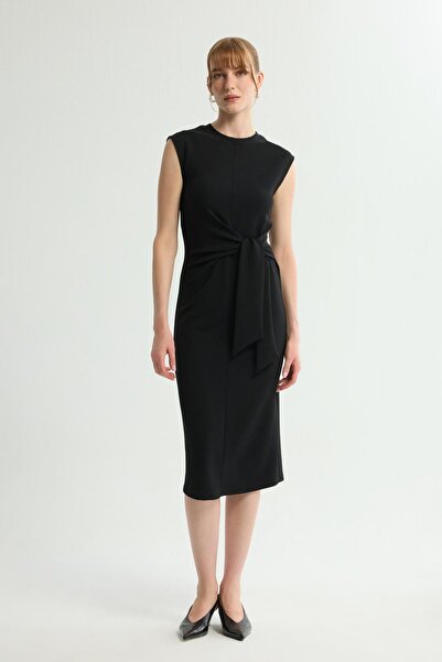 Love My Body Bağlamalı Kolsuz Elbise