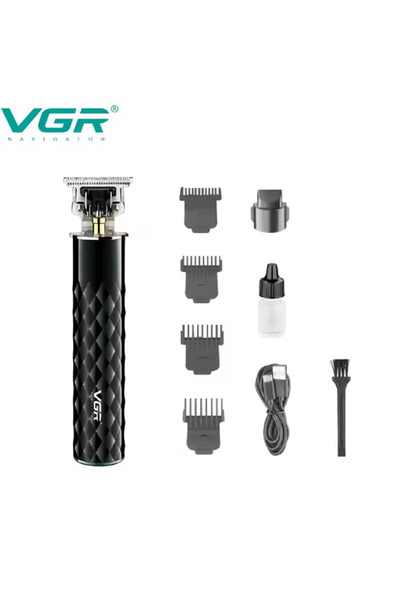 VGR Hair Trimmer For Men - Black - V-170