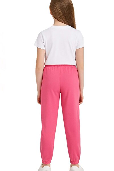 ww waka waka kids store Girl's Front Printed Sweatpants with Elastic Legs
