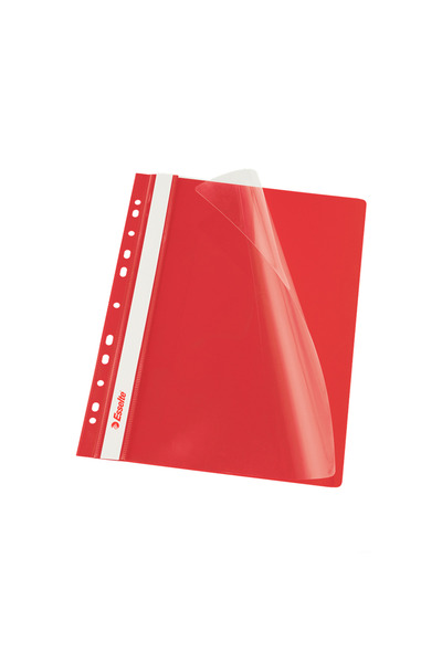 Esselte VIVIDA multi-perforated plastic file 10 pieces/set red
