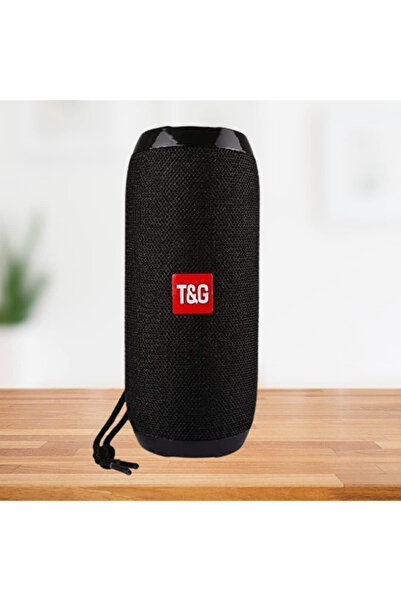 T&G مكبر صوت لاسلكي بتقنية البلوتوث مع ميكروفون - أسود - Tg-117