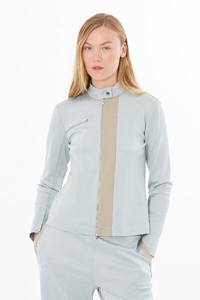 GİZİA Arkada Baskı Detaylı Ceket