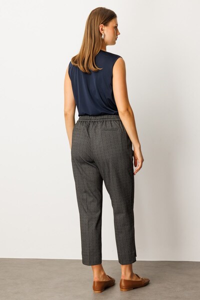 Ekol Self-Patterned Lycra Trousers Black 01069