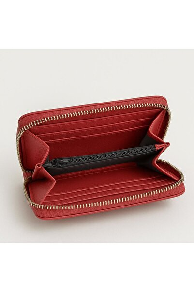HAKKE Single Zipper Printed Wallet
