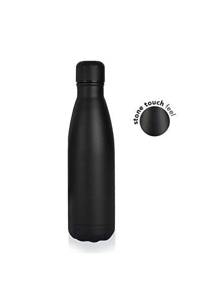 giftology روندا - زجاجة مياه معزولة ستون تاتش - سوداء