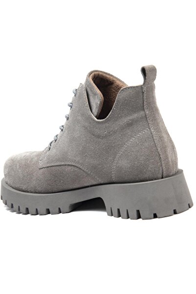 Bulldozer 250736 Gri Süet Kadın Bot