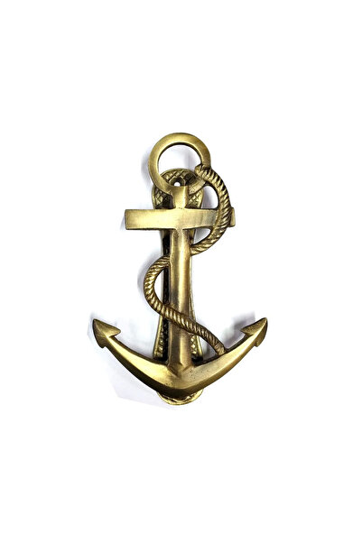 Twin Store Antique Style Decorative Brass Rope, Anchor, Sailor, Ship's Door K...