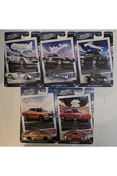 HOT WHEELS Silver Series HRT81-979G 5'li Set