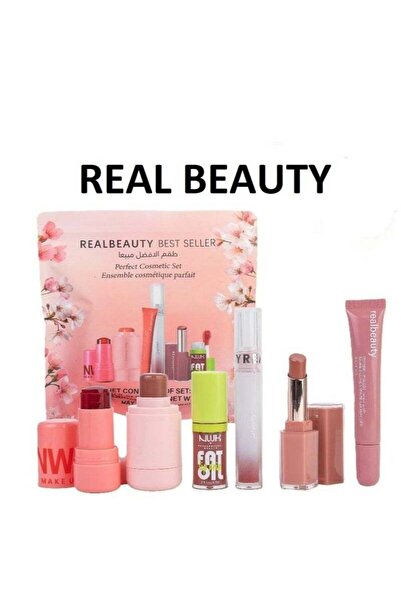 real beauty مجموعة الشفاه والخدود الأكثر مبيعًا