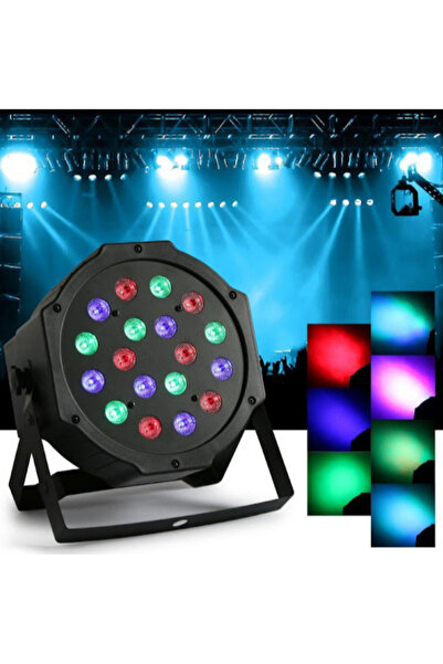 zola Proiector joc de lumini, display LED, 4 butoane, 18 culori, plastic/metal, 18x18 cm, n