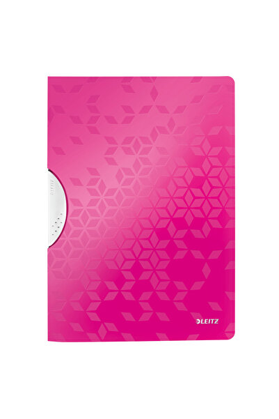 Leitz Wow ColorClip PP clip file, metallic pink