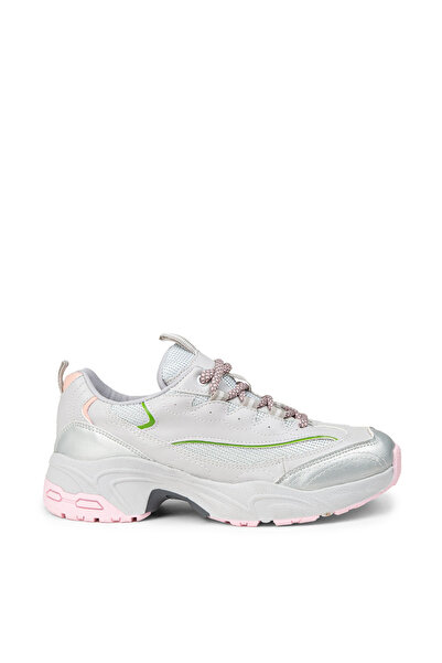 Deery Women's Silver Color Sneaker Shoes