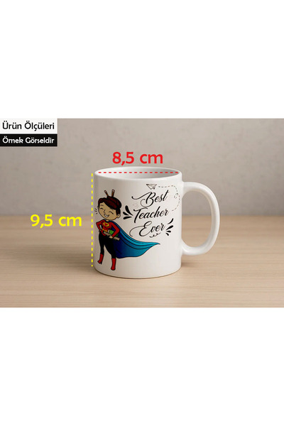 Borambalaj Superhero Patterned Teacher's Day Gift Mug
