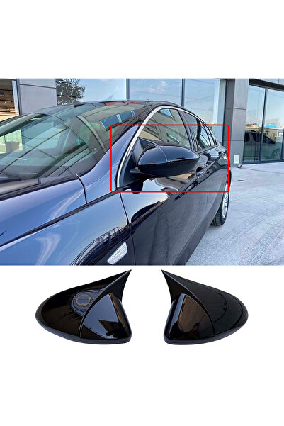 AkmTuning Opel insigna B Batman Yarasa Ayna Kapağı Parlak Siyah ABS 2017 2018...