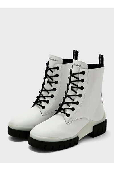 Calvin Klein COMBAT MID LACEUP TR Kadın Beyaz Bot