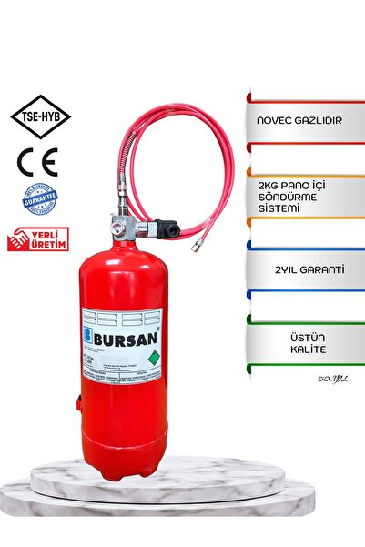 Bursan 6kg Pano İçi Söndürme Sistemi Basınç Switchli