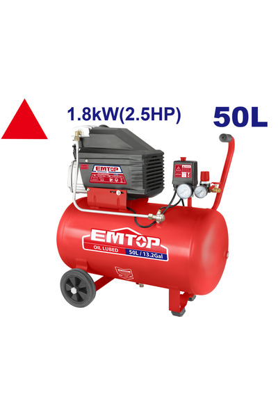EMTOP Compresor de aer 50L, 1.8kW (2.5CP) - EACPD25501,