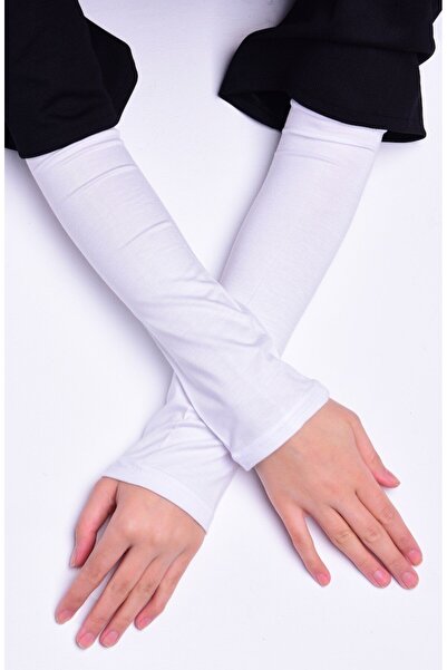 MyReal أكمام من القطن الممشط الأبيض