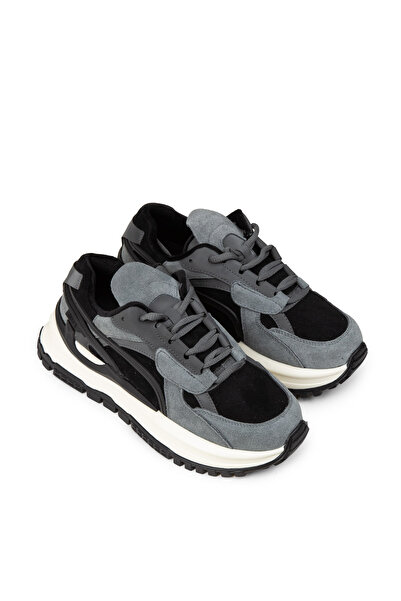 Deery Γυναικεία γνήσια παπούτσια σε μαύρο σουέντ