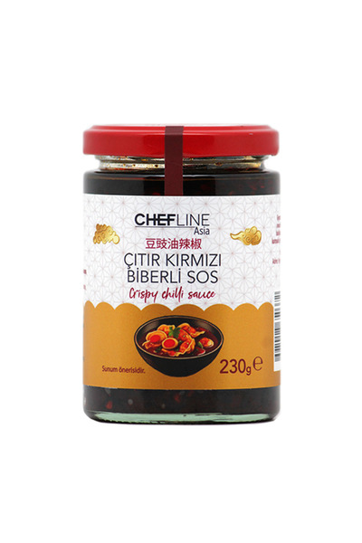 Chefline Asia Çıtır Biberli Acı Sos 230 Gr