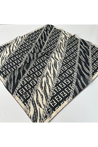 locella Soft Cotton Black and White Scarf Ldfc4401