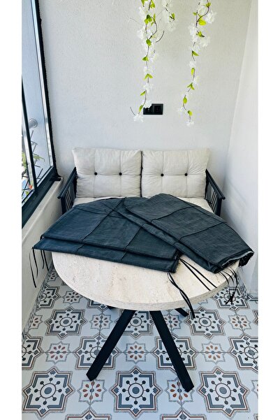 Modern Style Home Bahçe Balkon Takımı Minder Kılıf Takımı 4 Adet