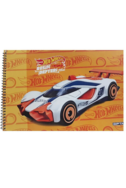Gıpta Hotwheels Concept Spiral Bound Unlined Luxury Drawing Notebook 15 Sheets 17X25 - 1 Piece