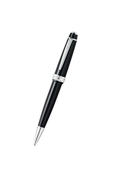 Cross Bailey Light™ Polished Black Resin with Polished Chrome Appointments Ballpoint Pen (Blue Ink)