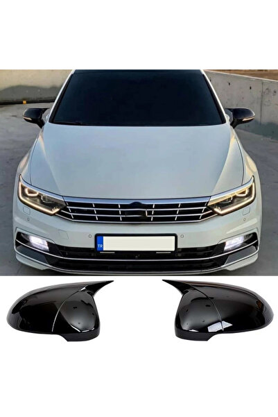AkmTuning Vw Passat B8 Batman Yarasa Ayna Kapağı Piona Black ABS 2015 ve üzeri