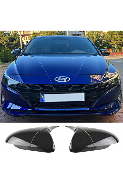 AkmTuning Hyundai Elantra Sinyalli Batman Yarasa Ayna Kapağı Parlak Siyah ABS...