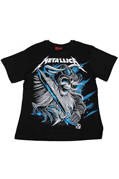 ATLANTİS SHOP Tricou Metallica nr. 9 negru