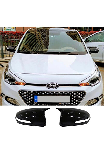 AkmTuning Hyundai i20 Sinyallsiz Batman Yarasa Ayna Kapağı Parlak Siyah ABS 2...