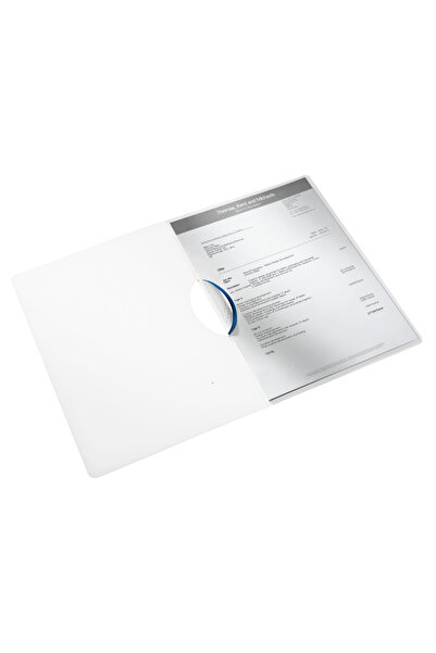 Leitz Wow ColorClip PP clip file metallic blue
